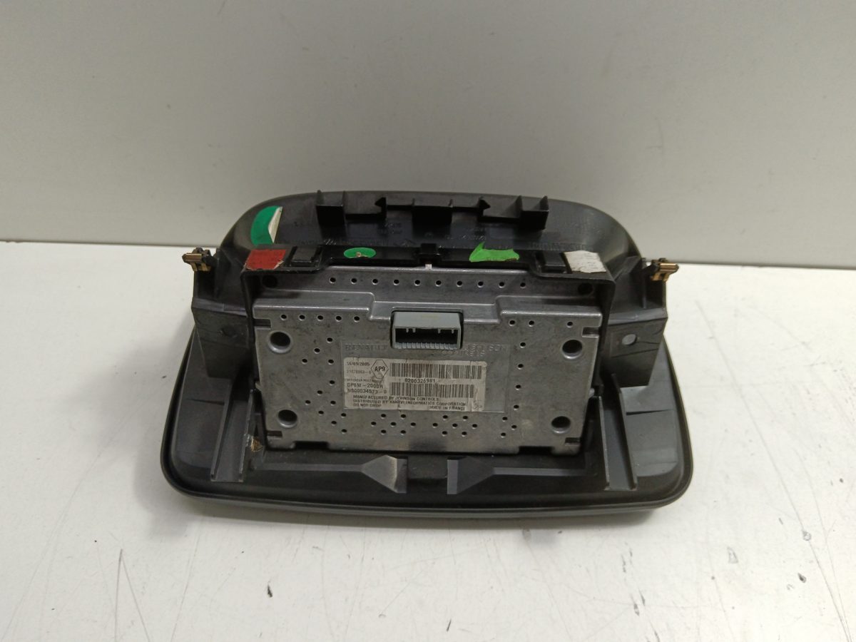 Pantalla Multifuncion Renault Laguna II (BG0) 2001-2007 1.9 dCi Diesel 8200326981