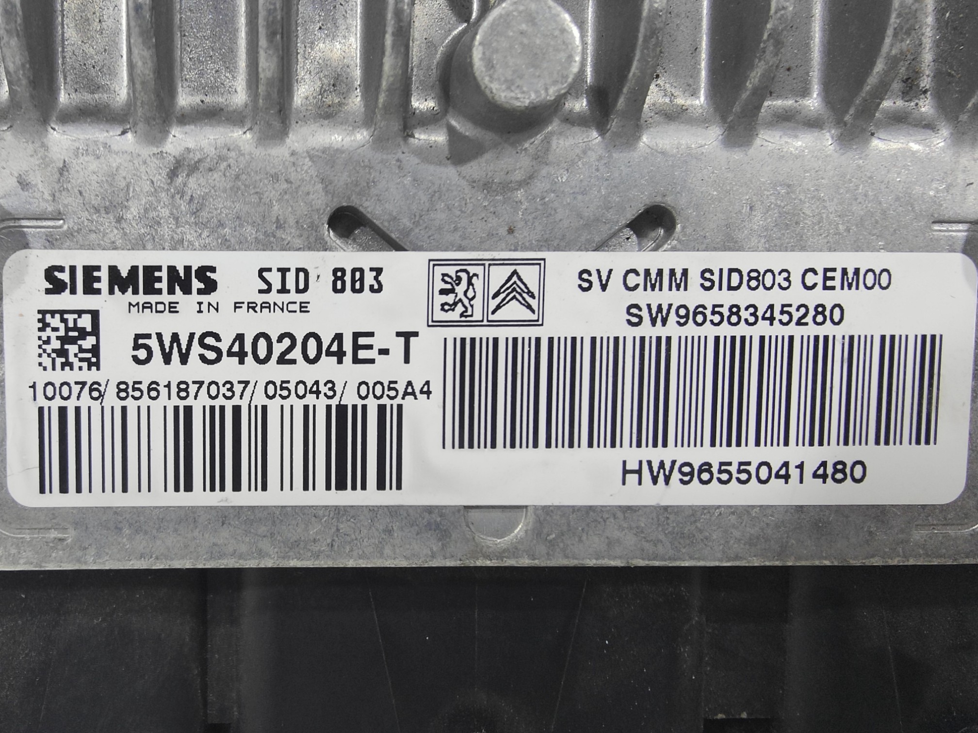 ECU de motor Peugeot Citroen 2.0 HDI , Ref: 8259-K3B4