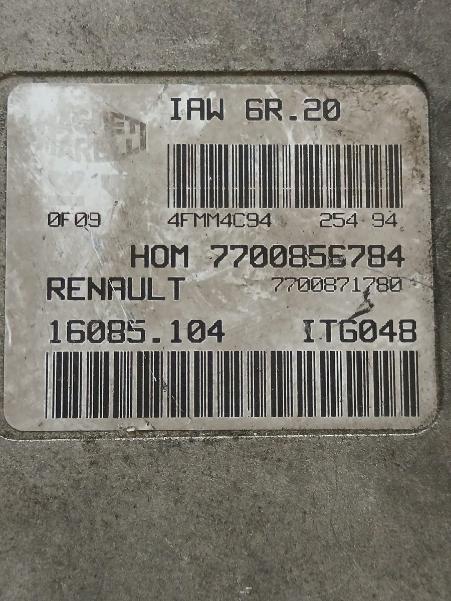Centralita Motor Uce Renault Twingo (CO6) 1993-2007 1.2 (C066/67/68) 1.2L 40kW 7700856784