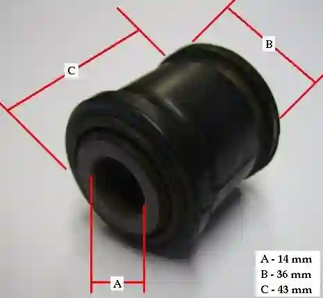 Buje de tensor trasero
