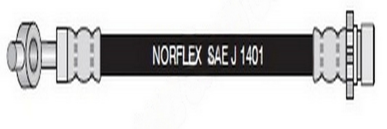 Manguera de freno flexible delantera