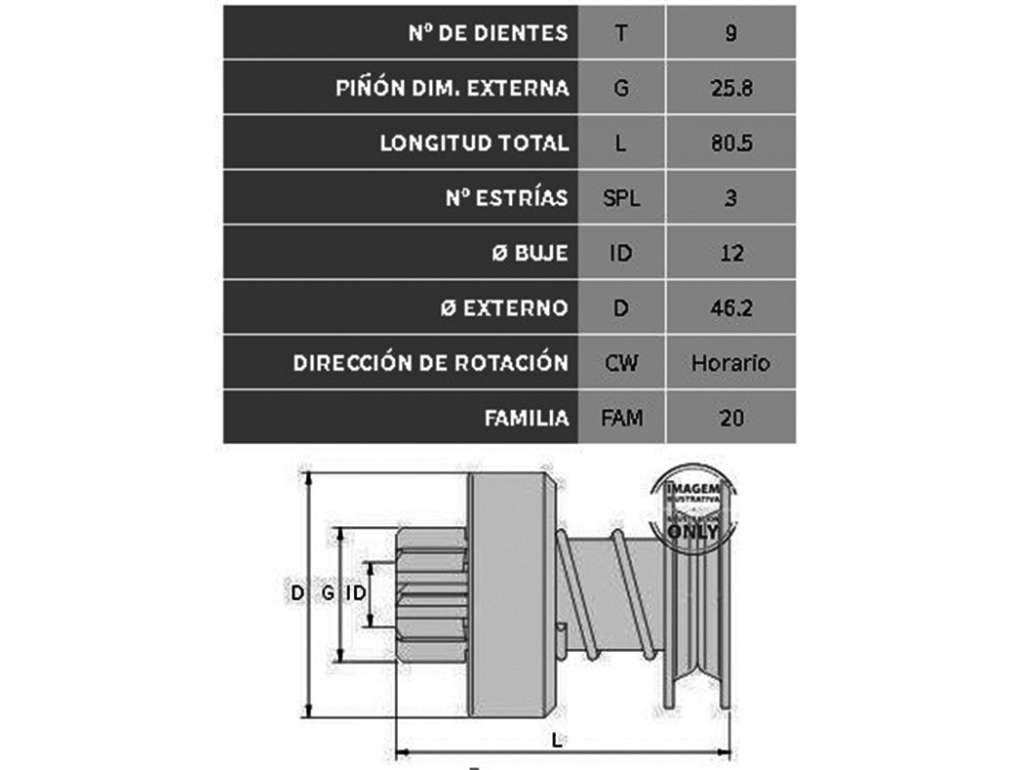 Bendix de arranque