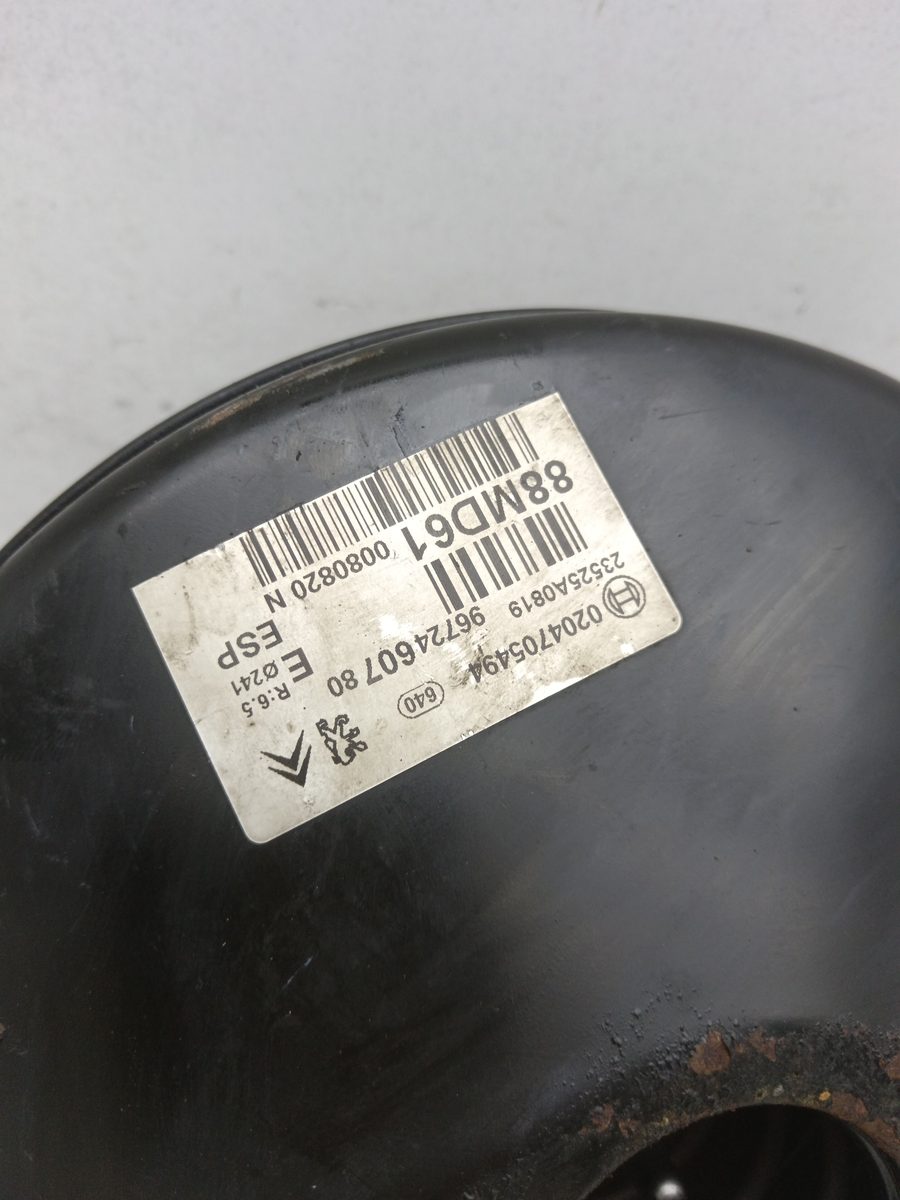 Servofreno Citroën C3 1995-2010 1.4 HDi 1.4L 50kW 9672460780