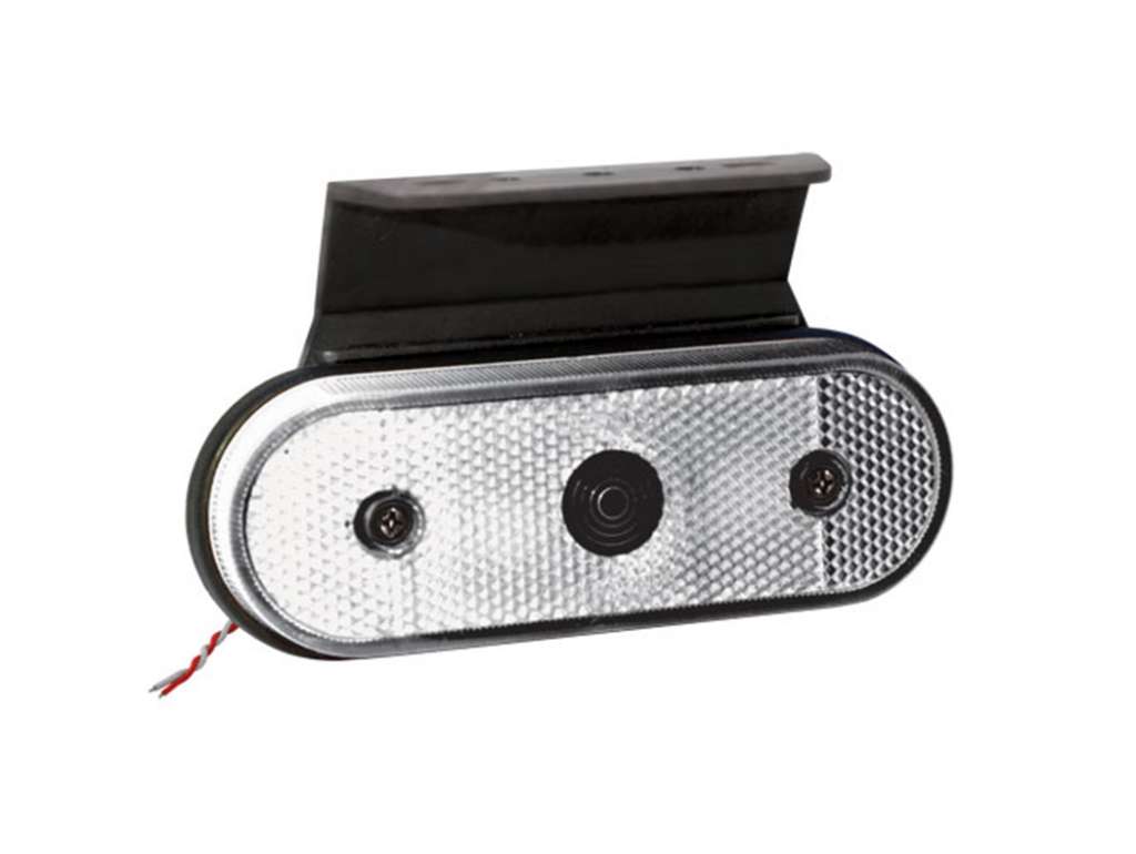 FARO LATERAL UNIV. OVAL. CRISTAL LED 12V/24V