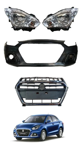Paragolpe Delantero Con Semiopticas Careta Suzuki Dzire 2022