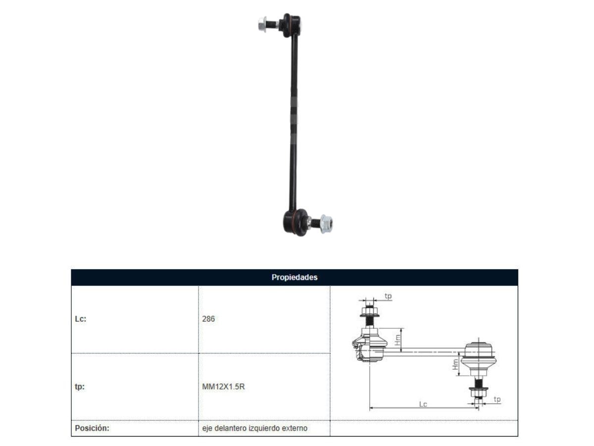 Bieleta Chev Tracker Ii Nafta 13-16 Izq