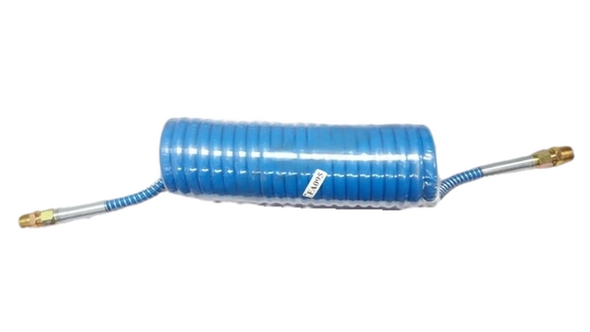 Manguera espiral para freno de aire azul 1/2 pulgada