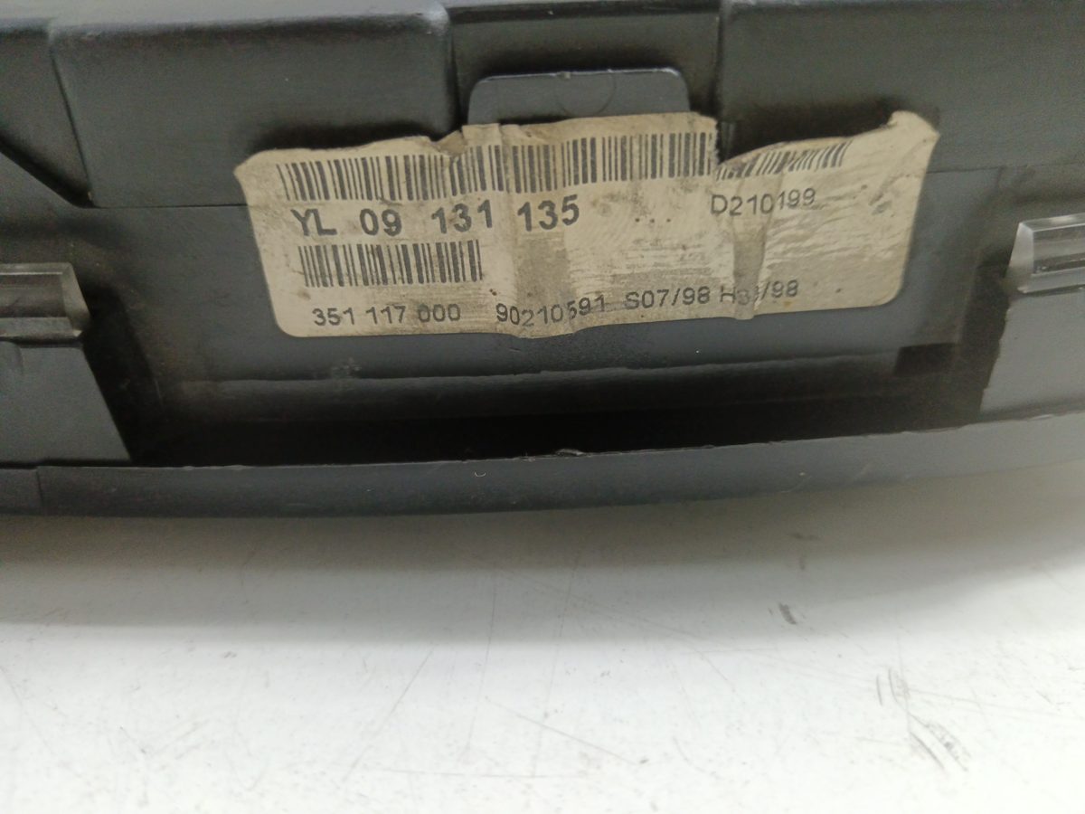 Tablero de Instrumentos Opel Astra G Berlina 1998-2004 Comfort 2.0L 74kW YL09131135