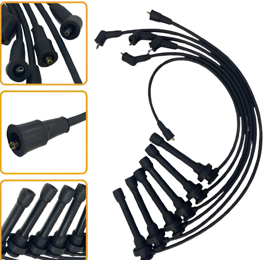 Kit 6 Cables Bujia L200 Triton 3.5 V6 2008 a 2017 Negro