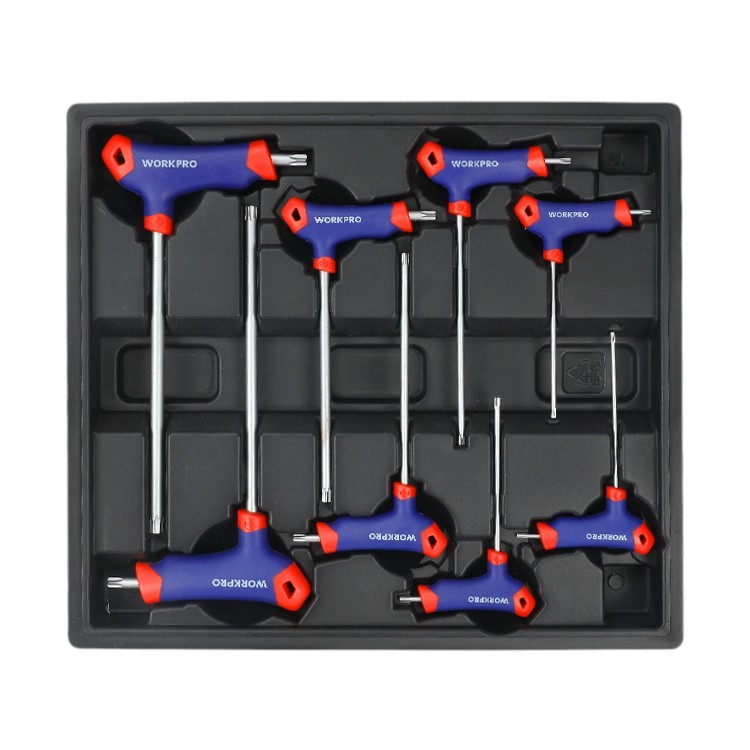 LLAVES TORX EN T JUEGO 8 PIEZAS T10-T50