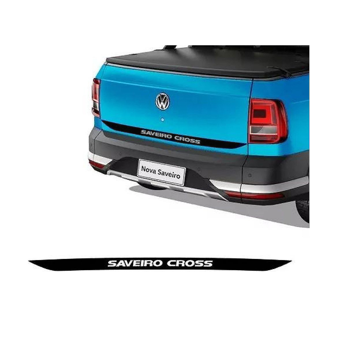 Emblema trasero adhesivo Saveiro Cross