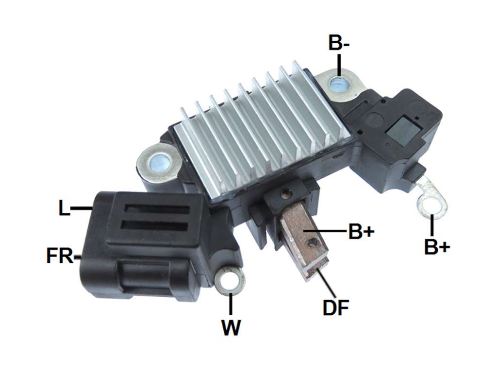 REGULADOR ALTERNADOR HITACHI GM CORSA 1.7D 12V.