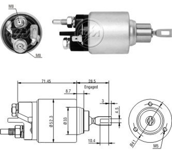 AUTOMATICO ARRANQUE RENAULT CLIO II/MEGANE/SCENIC C/BOSCH