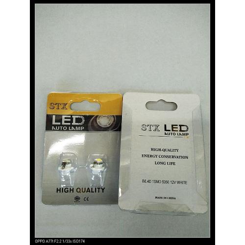 LAMPARA TIPO LED B8.4D 1SMD 5050 1 LED BLANCA TABLERO STX