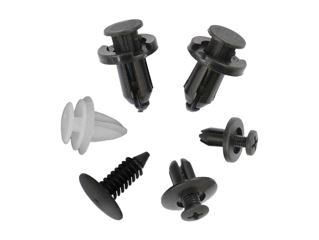 Kit de clips de sujeción universales para paneles y tapicería, 100 piezas
