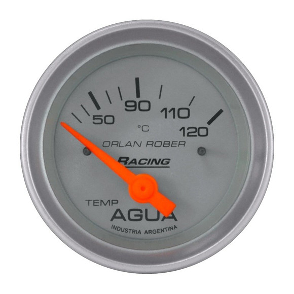 TERMOMETRO AGUA ELECTRICO 12V ESCALA: 70-140°C FONDO GRIS