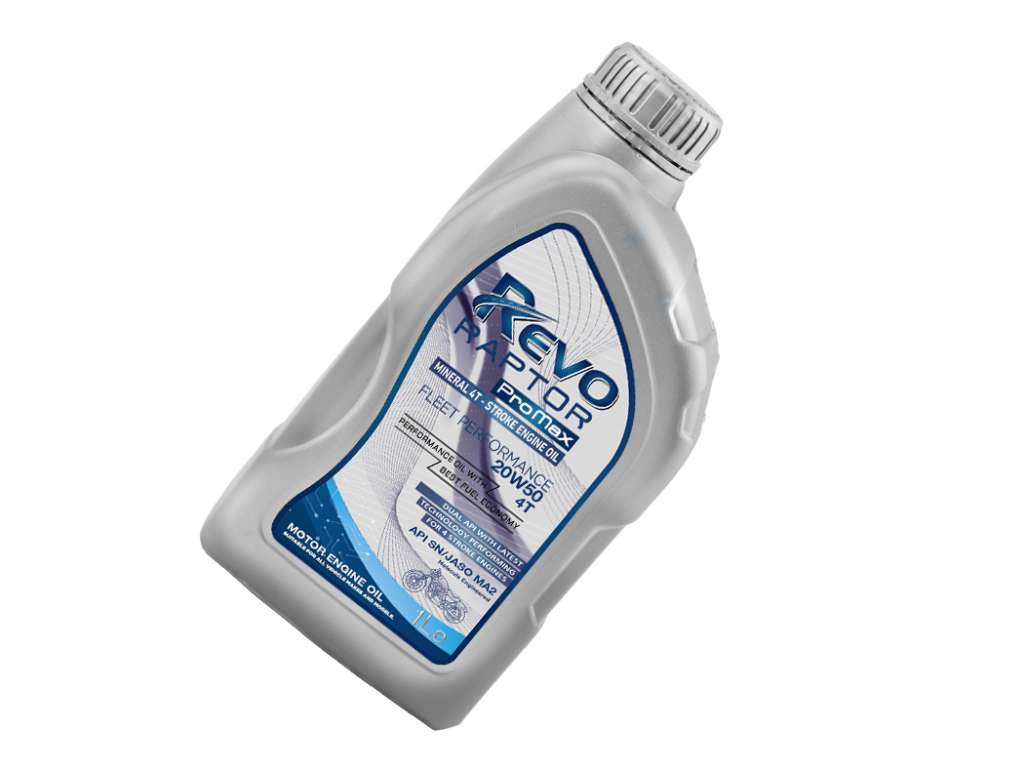 ACEITE REVO 20W50 1L. 4T MOTO MINERAL SN/JASO/MA2
