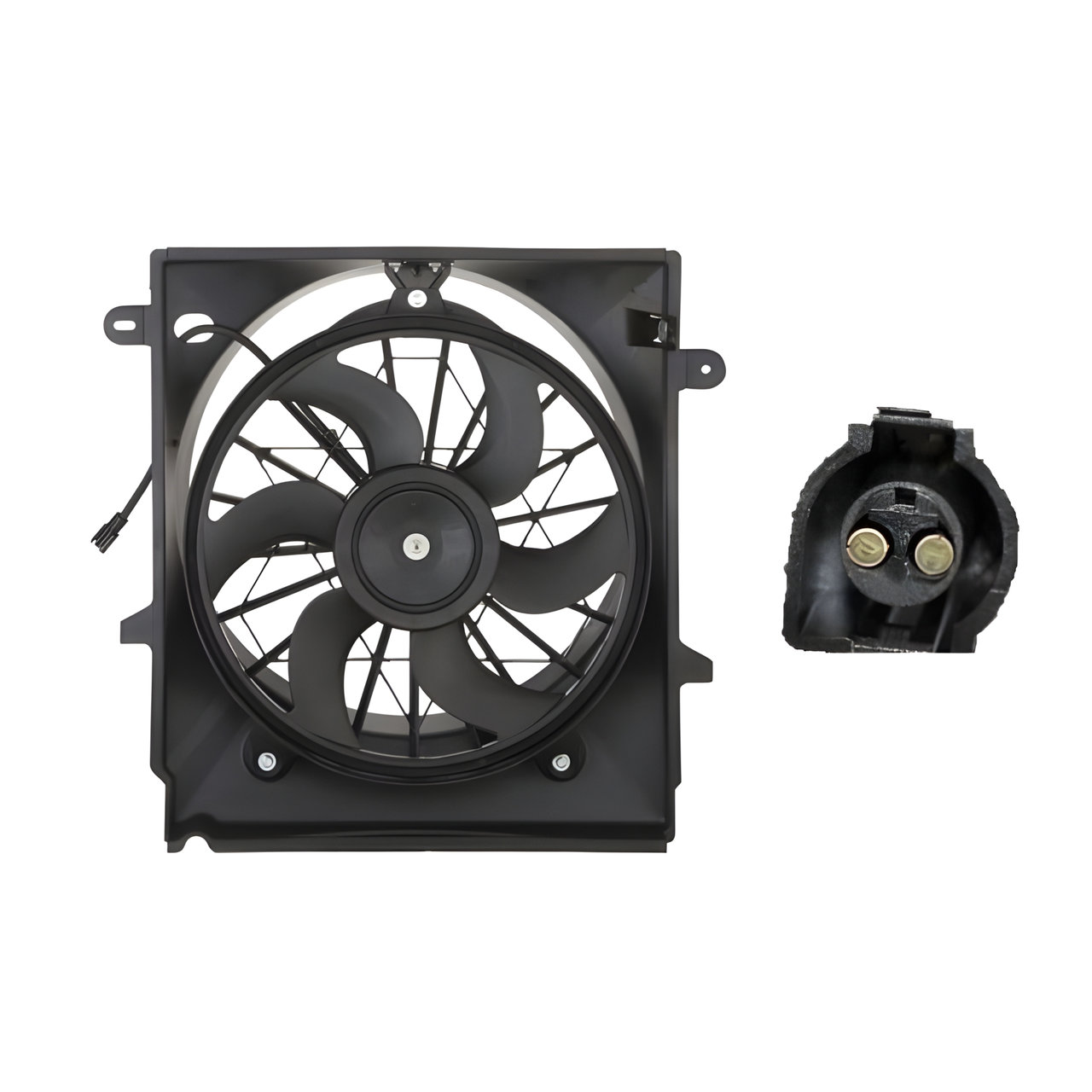 ELECTROVENTILADOR CON SOPORTE -TYC