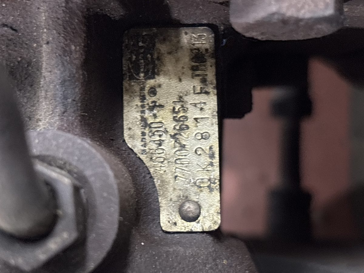 Turbocompresor Renault 19 Hatchback (B/C53) 1988-Actualidad 19 TXE 1.8L 66kW
