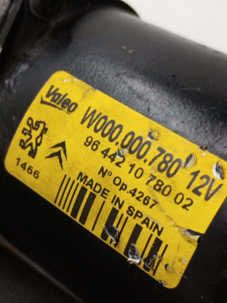 Motor Limpia Delantero Peugeot Partner (S2) 2002-2008 Combi Plus 1.6L 55kW 9644210780