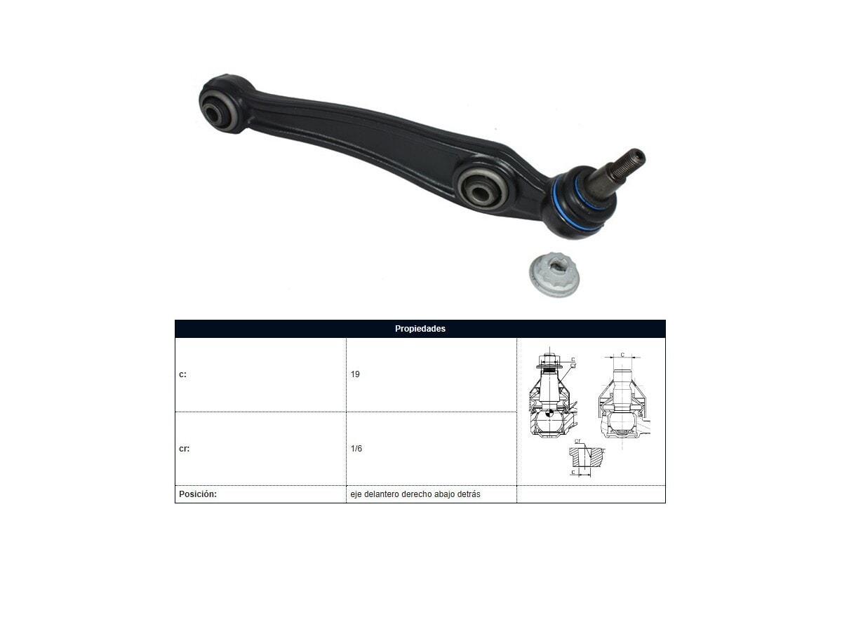 Brazo De Suspension Del BMW X5 3.5 Si (E70)/X5 3.0 Si (E70)/X6 (E71)/X5 D (E70) 06-14 Der