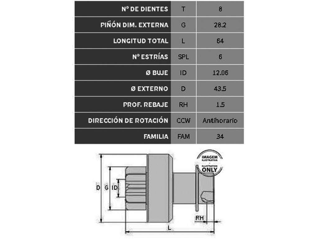 Bendix de arranque