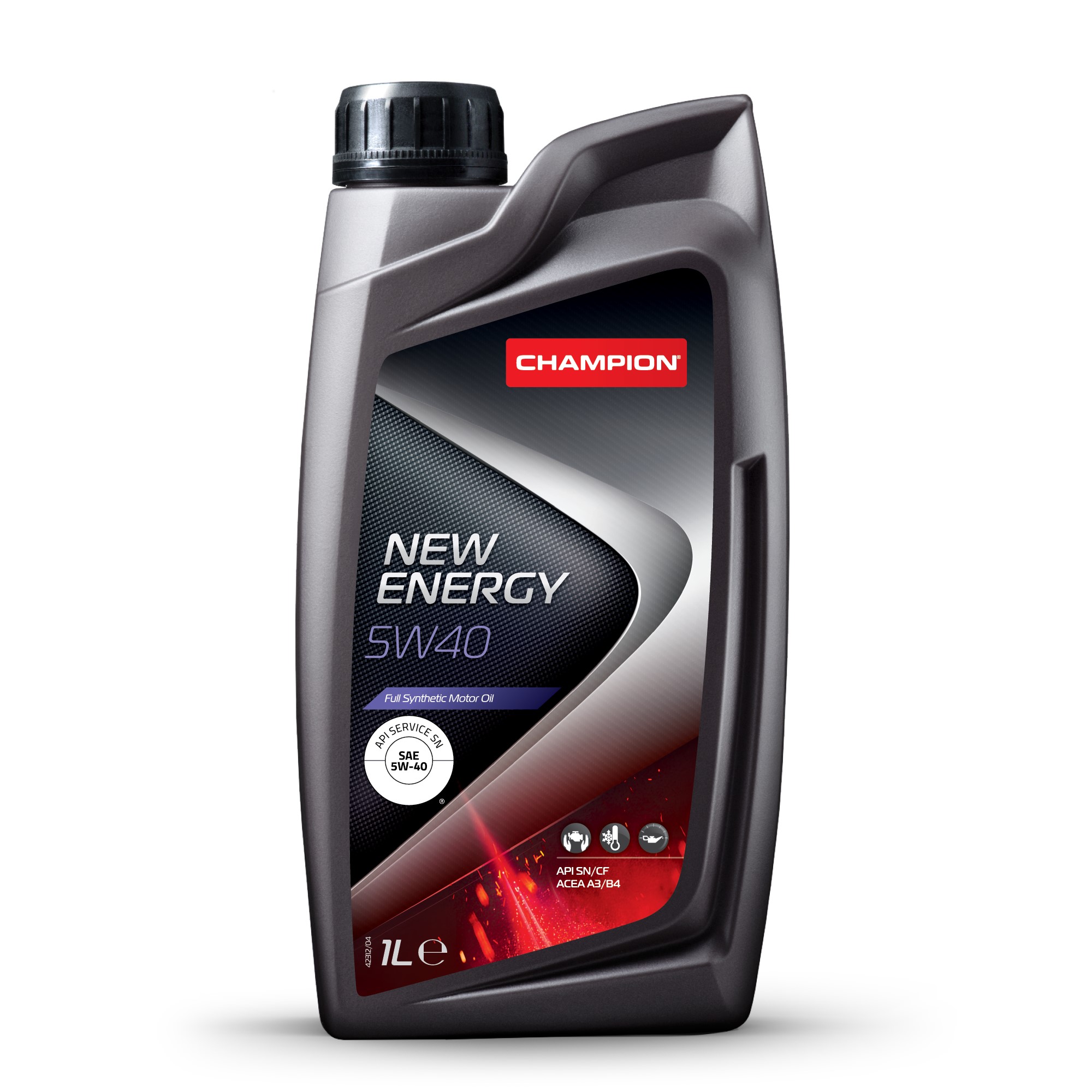 ACEITE 5W40 SINTETICO CHAMPION NEW ENERGY BIDON DE 1 LITRO [CHAMPION LUBRICANTES]