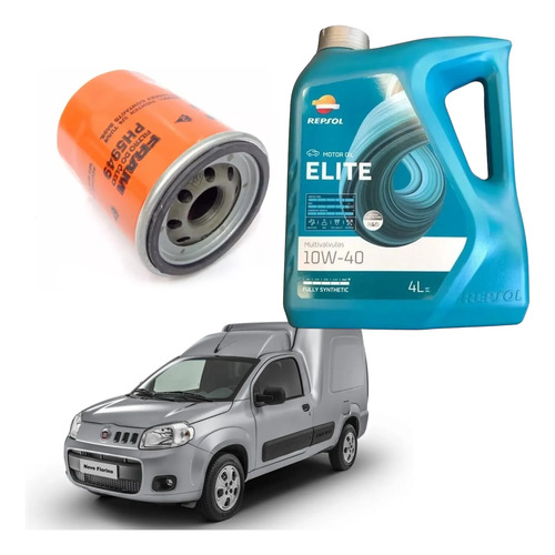 Filtro + Aceite Fiat Fiorino Evo 1.4 Nafta