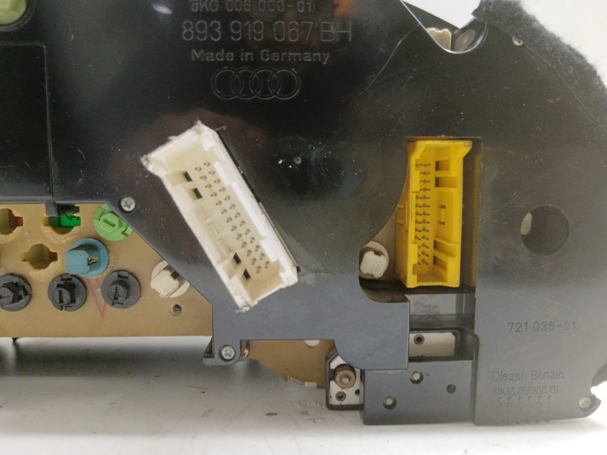 Tablero de Instrumentos Audi 80 Avant desde 1991 1.9 TDI 1.9L 66kW 893919033BB
