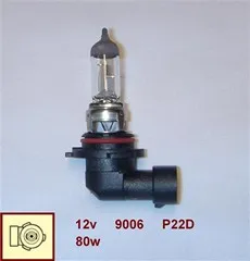 Lámpara halógena 12V 9006 HB4 80W