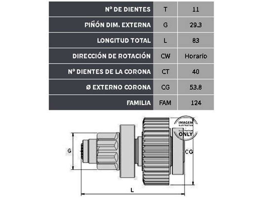 Bendix de Embrague
