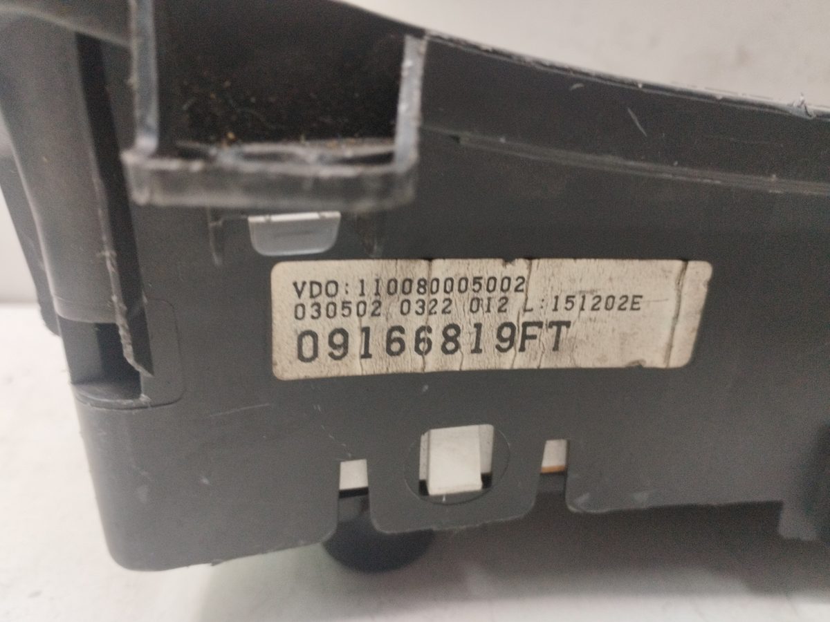 Tablero de Instrumentos Opel Corsa 2 2003-2007 Cosmo 1.3L 51kW 09166819FT