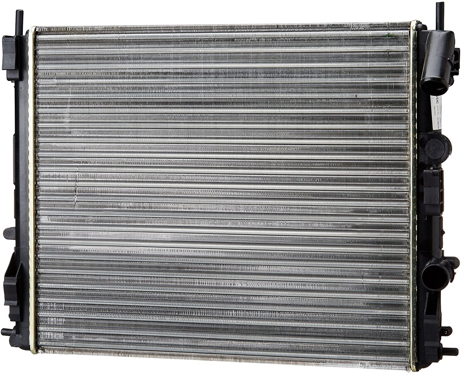 RADIADOR AGUA MOTOR RENAULT SYMBOL SANDERO 34mm ANCHO [NRF]