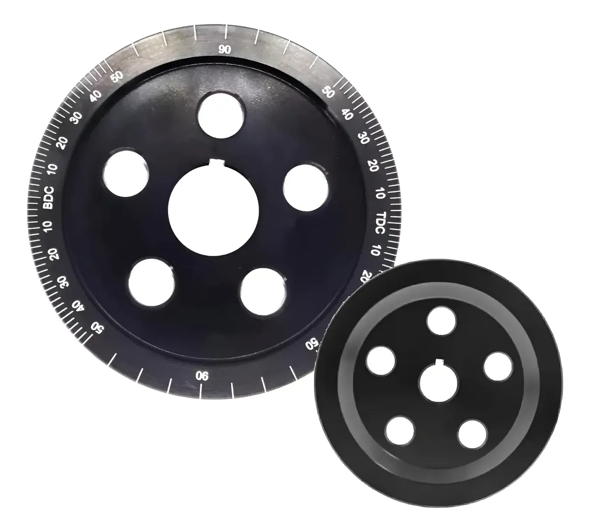 Kit de Poleas Graduadas de Aluminio para Fusca, Brasília, Kombi, TL y Derivados