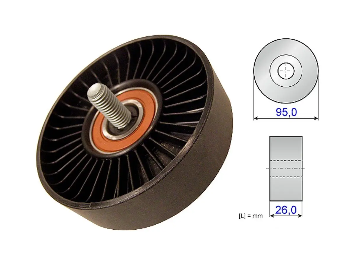 Tensor Guia Correa Acc Accent I20 I30 Creta Hb20 1.6 08-25