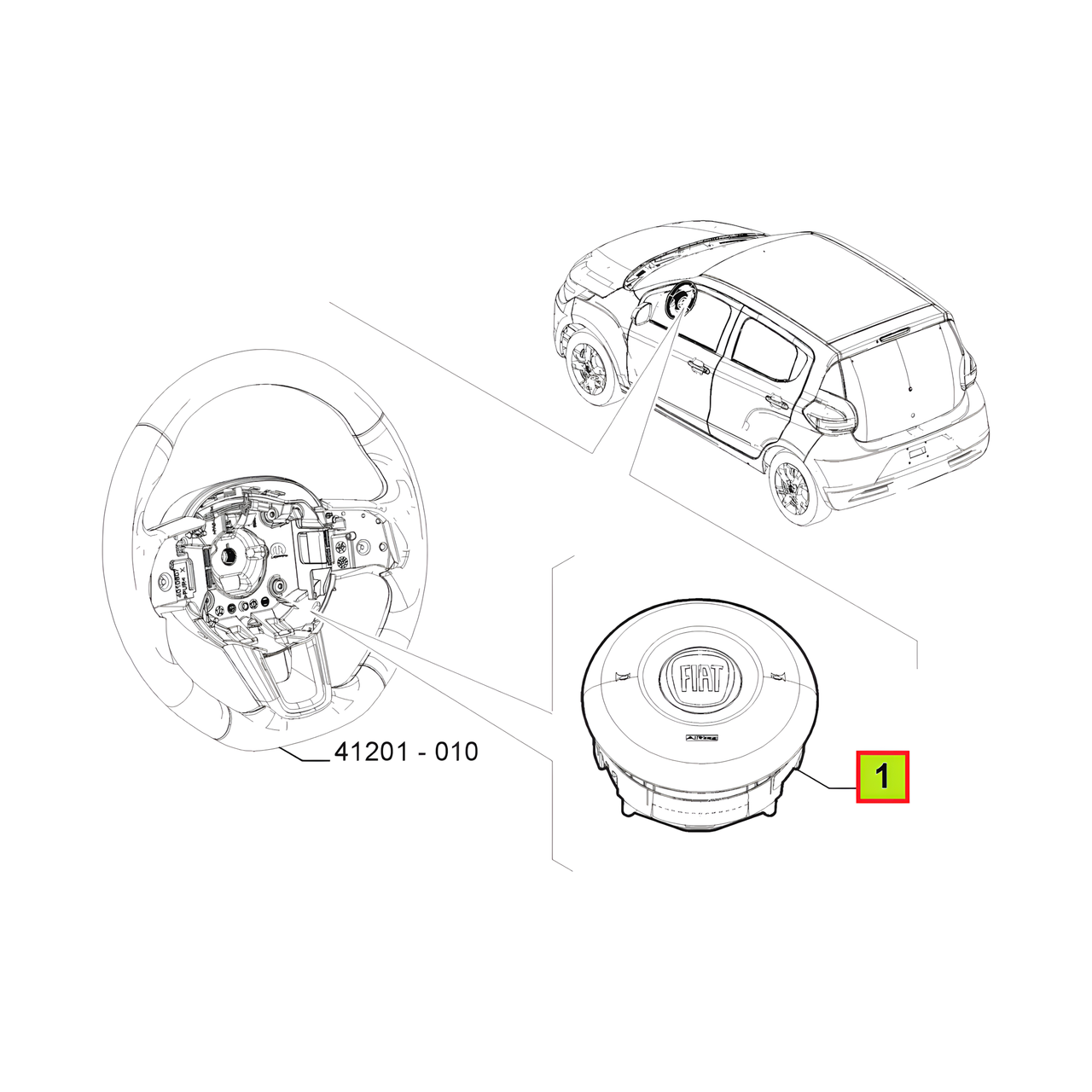 AIRBAG CONDUCTOR -ORIGINAL
