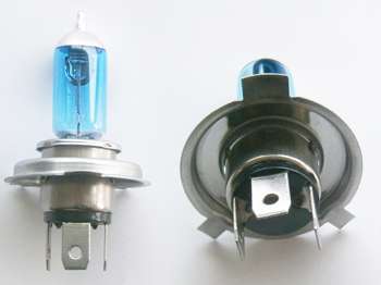 LAMPARA MOTO 12V 45/40 P63 AZUL HALOG