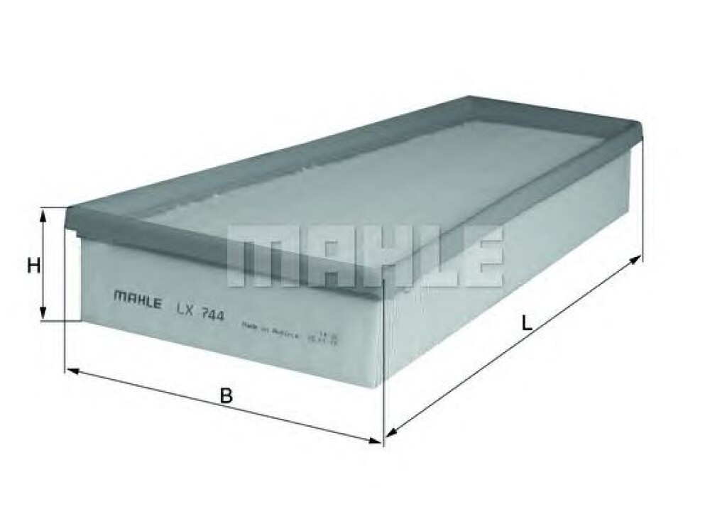 FILTRO AIRE CITROEN - PEUGEOT XSARA 306 1.8 2.0 16V NAFTA TRAPEZOIDE MAHLE
