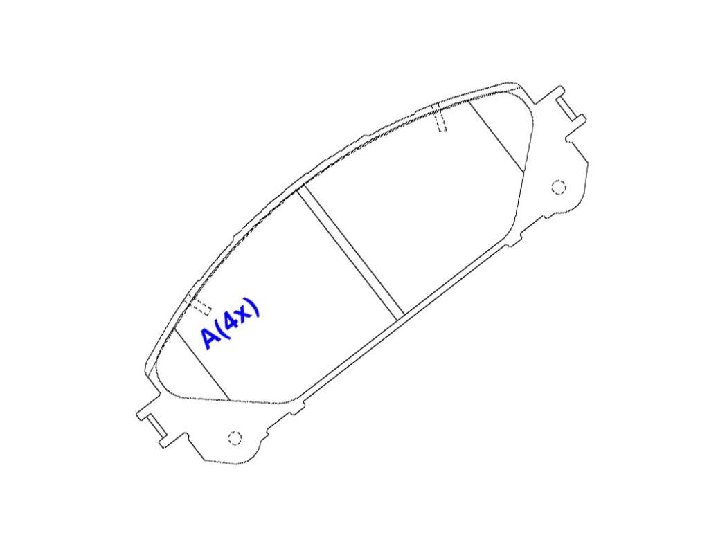 PASTILLA FRENO TO RAV 4 PRIME 21/.. DELANTERA