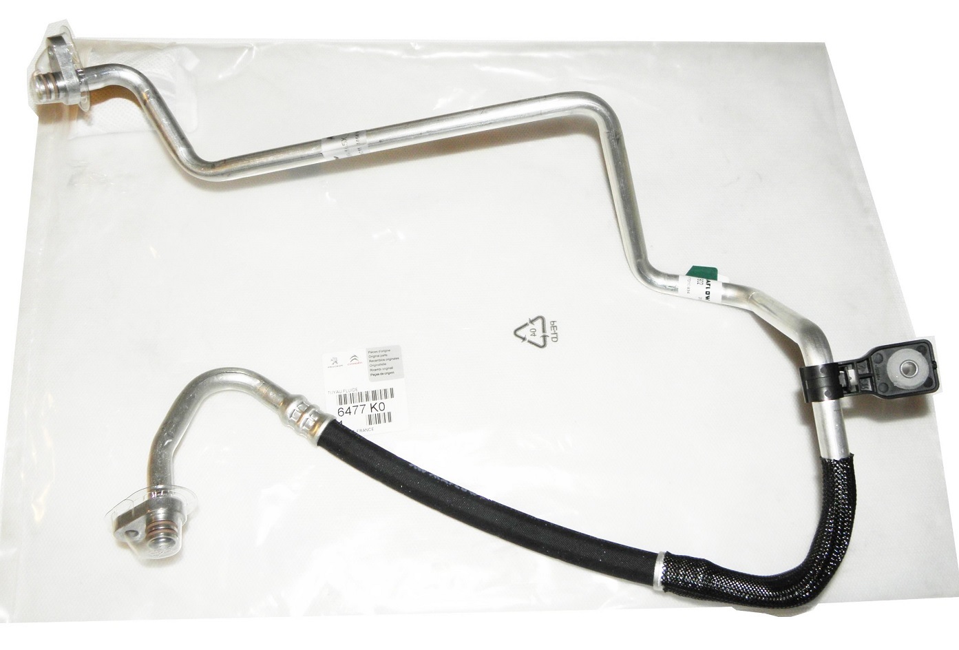 CAÑO AIRE ACONDICIONADO CITROEN C3 2011 CORTO ORIGINAL [ORIGINAL PSA]