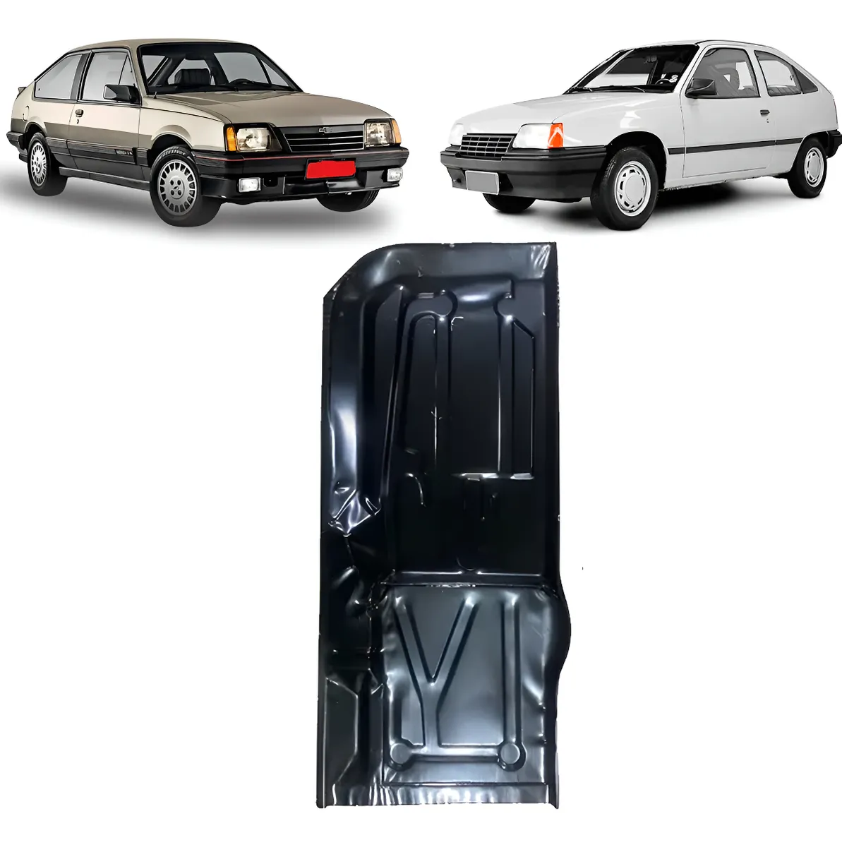 Panel de piso completo para Monza Tubarao 82-96 y Kadett Ipanema 89-98