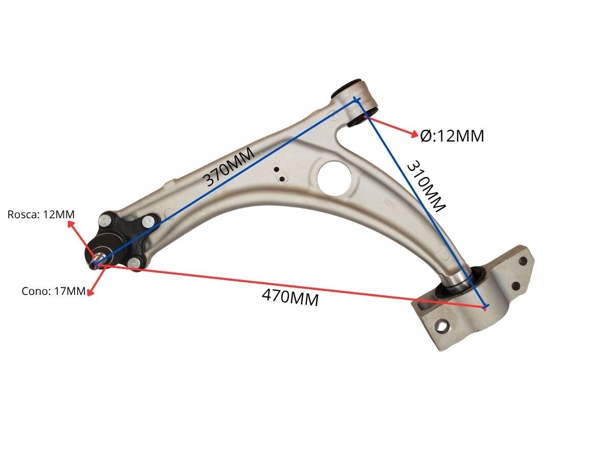 Parilla De Suspension Delantera Volks Amarok 4X2 - 4X4 11-25 Izq