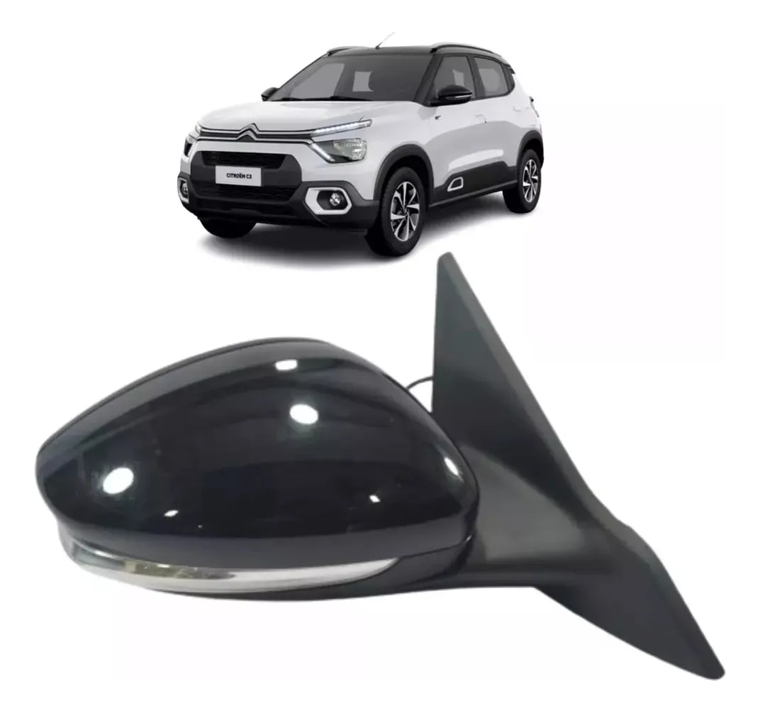 Espejo Retrovisor Citroen C3 2022/2025 Liso Eléctrico – derecho/izquierdo valor unitario