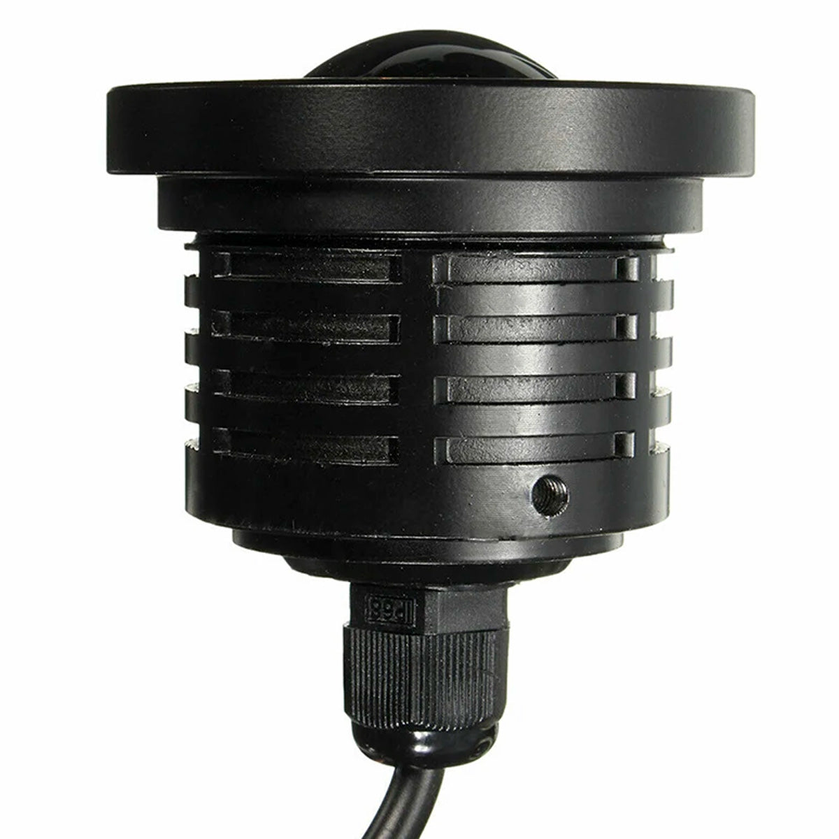Faro auxiliar redondo con aro LED tipo ojo de ángel y lupa