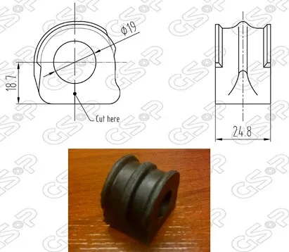 BUJE B/ESTAB DEL VW BORA-GOLF IV 98 (19mm) GSP