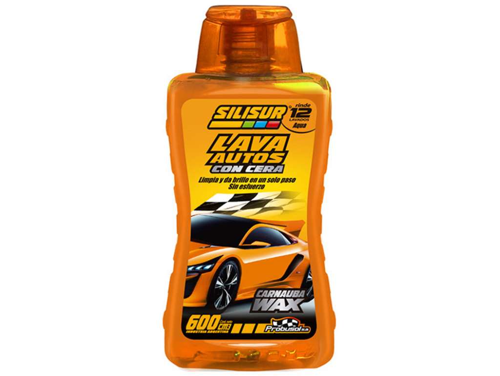 Shampoo con cera automotriz