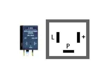 Destellador electrónico universal 24V sin base