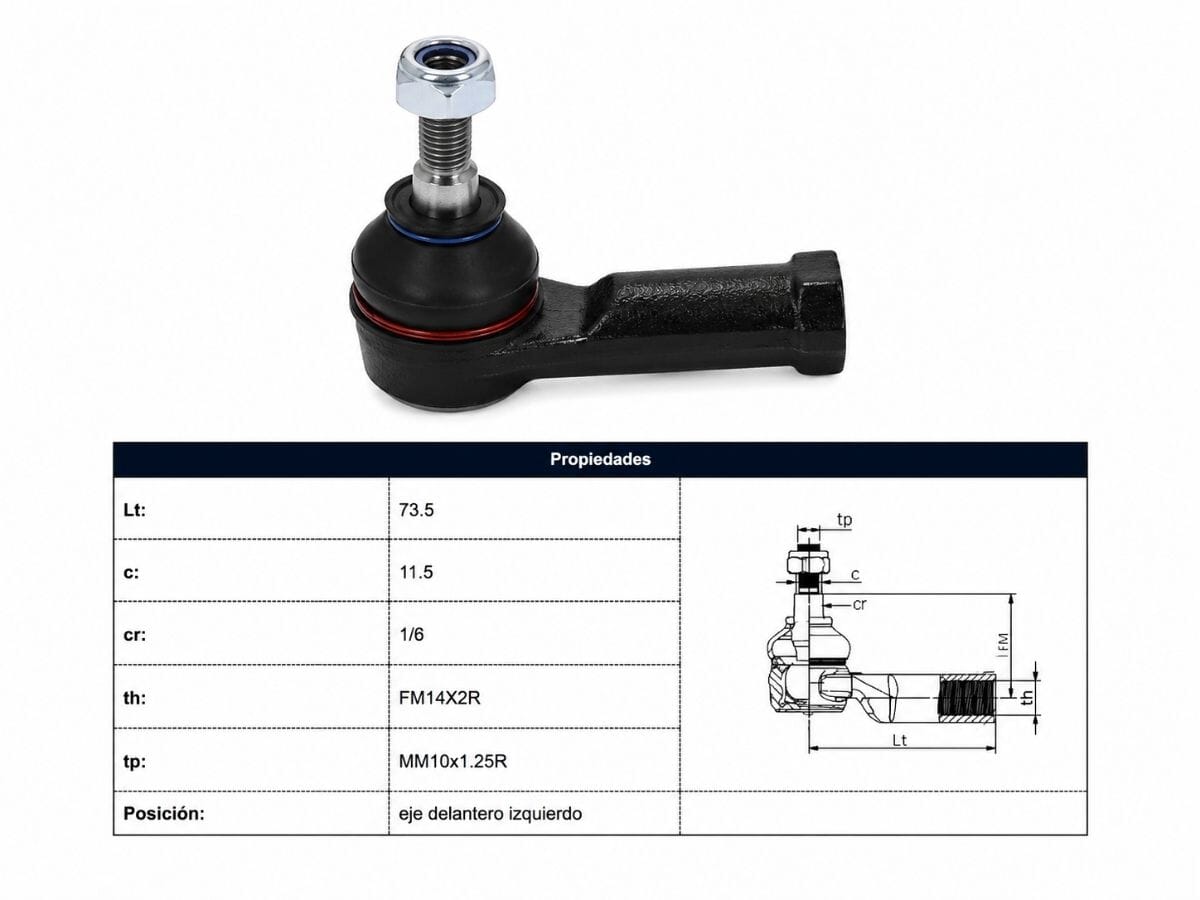 Puntero Ford Fiesta 95-25 Izq