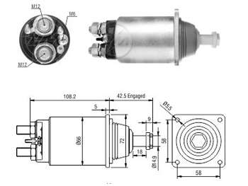 SOLENOIDE BOSCH SC SERIES DS/DSC 24V