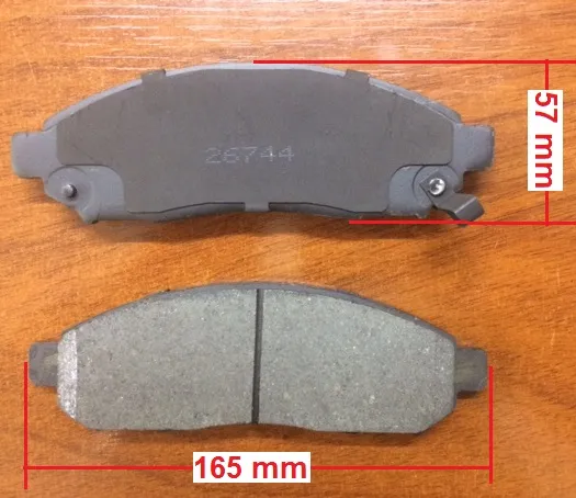 PASTILLAS DEL NISSAN FRONTIER-NAVARA 05 BREMSI